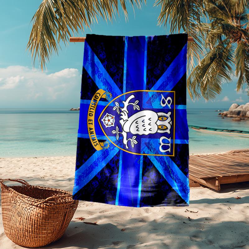 1PC Owl Symbol Wednesday Beach Towel - Soft, Absorbent Microfiber, Lightweight, Ideal for The Beach, Parties, Travel, Camping fan gifts