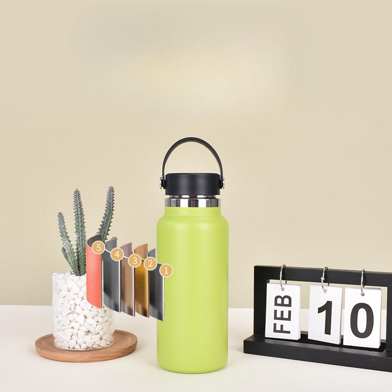 New Steel Space Kettle Outdoor Portable Sports Kettle Big Cap Accompanying Vacuum Portable Kettle Durable Durable