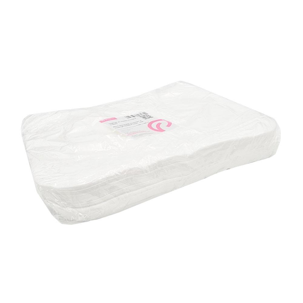 Hygienic Head Pad with X-Slot for Face White 100 Pcs
