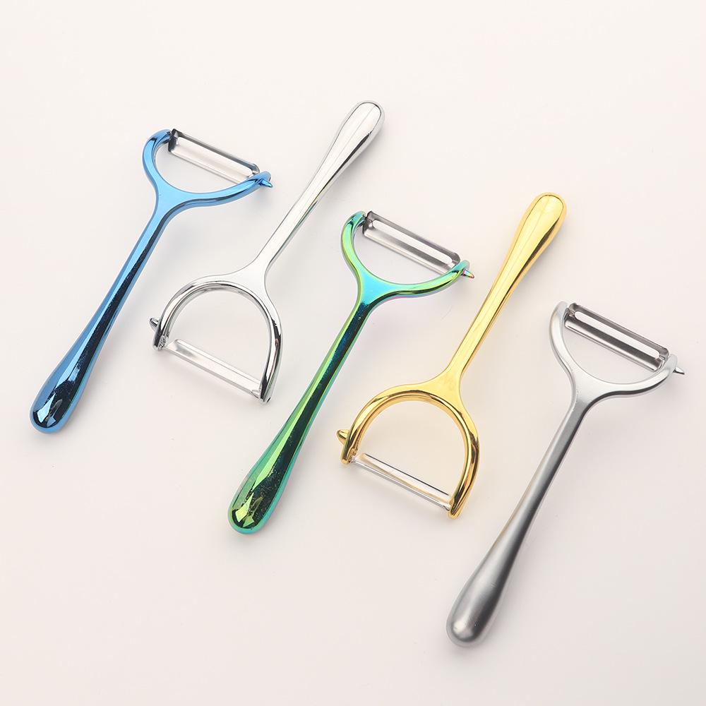 German-Style Stainless Steel Multi-Functional Peeler & Grater for Fruits and Vegetables