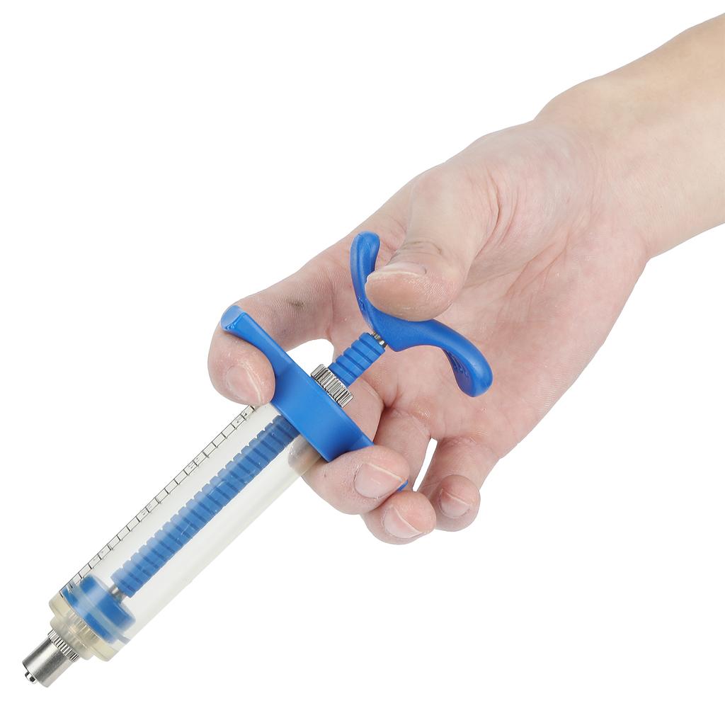 Kunststoffstahlspritze Tierinjektorspritze Zubehör Tierpflegeausrüstung20ML Kunststoff
