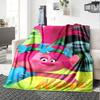 Customiz Name Personality Trolls Blanket Soft &Warm Sofa Office Bed Travel Lunch Break Blanket, Gift Suitable All Seasons