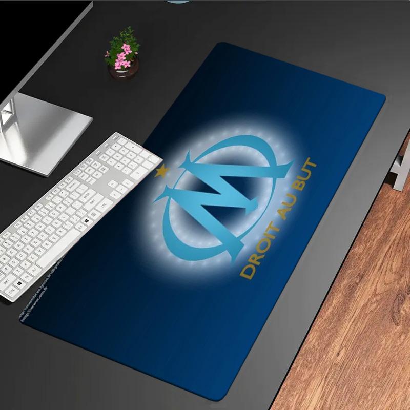 Stars Guide Olympique Marseille mouse pad, rubber base, esports desk mat, mouse pad for gamers and office use, gaming desk , easy to clean mat