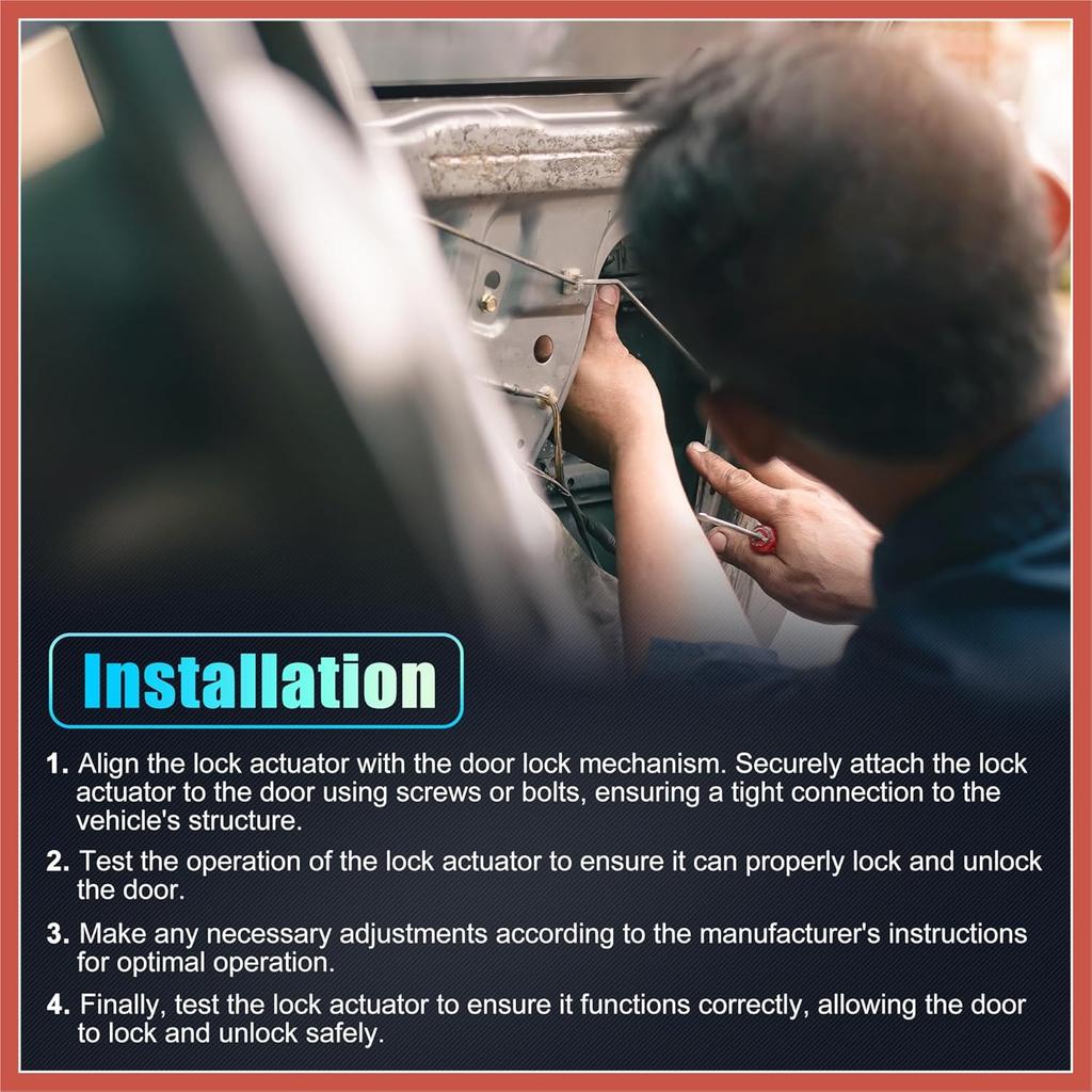 ACROPIX Rear Right Passenger Side Power Door Lock Actuator Motor for Honda Odyssey 2005-2010 5-Door Side Slide Door Lock Door Latch Actuator Assembly