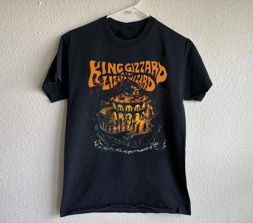 

Vintage King Gizzard And The Lizard Wizard Phantom IslandShirt Black S-5XL LL131 Unisex T-Shirt L