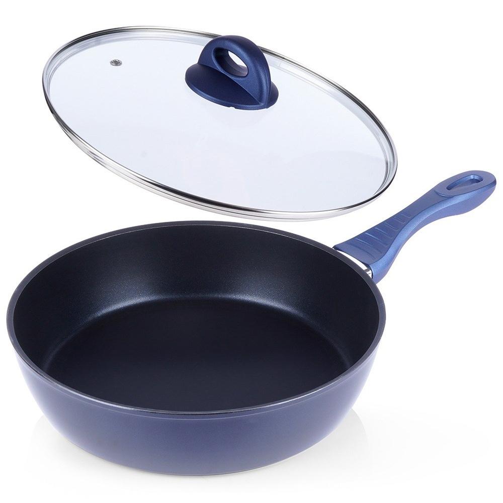 Diamond Non-stick Frying Pan with Glass Lid DIAMANT 28 Cm