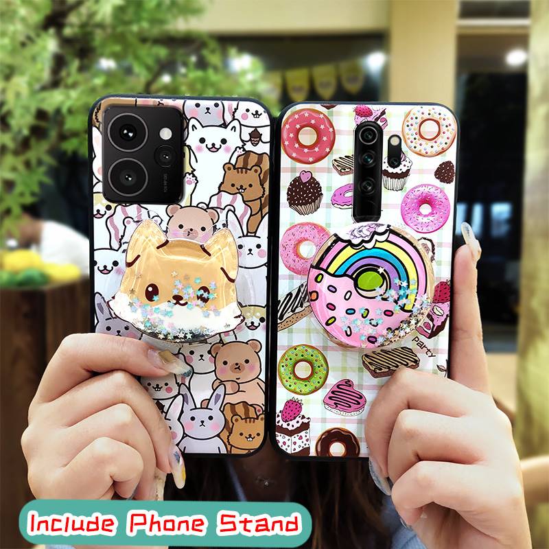 Glitter Cartoon Phone Case For Nokia HMD Skyline Skin Feel Silicone Dirt-resistant Cute Protective Fashion Design TPU