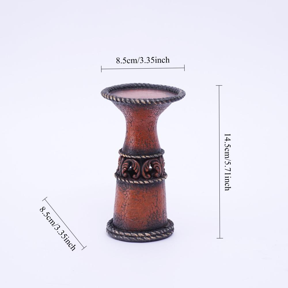 

Western Cowboy Style Party Decoration Home Living Room Desktop Candle Holder Retro Resin Crafts Photography Prop Office Ornament