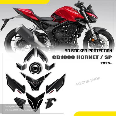 For CB1000 Hornet 2025 Hornet CB1000 Accessories 3D Sticker Protection Kit Tank Pad Anti-Slip Decals