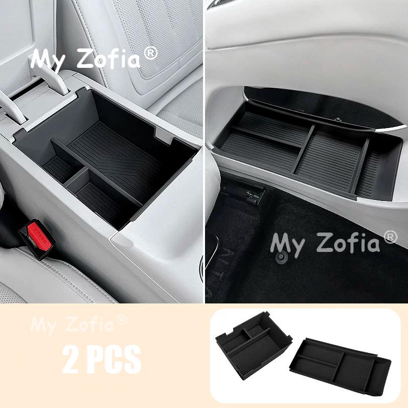 Car Storage Box For Geely EX2 Xingyuan eMAS 5 2025 2026 Car Anti-dirty Armrest Center Console Boxes Car Accessories