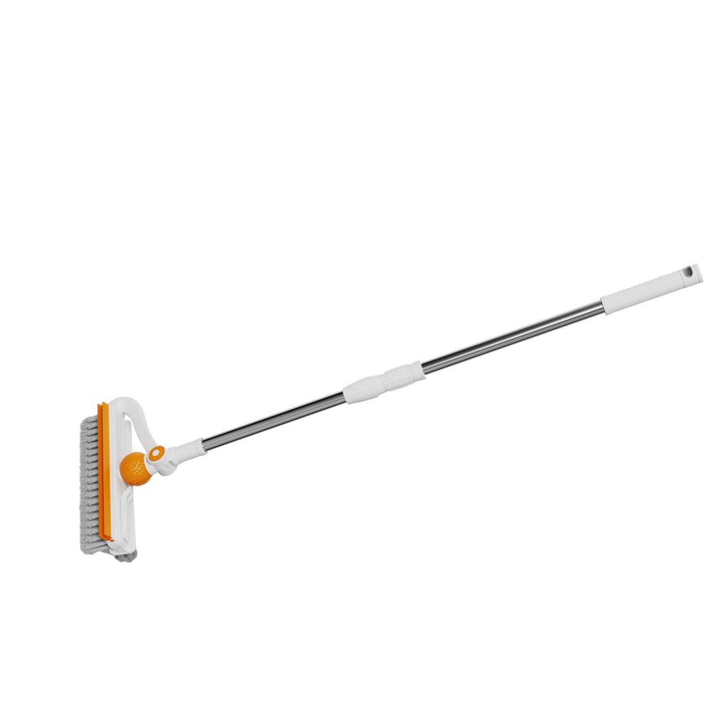 Floor Brush Scrubber   Handle Floor Scrub Brush for Cleaning Patio Bathroom Garage Kitchen