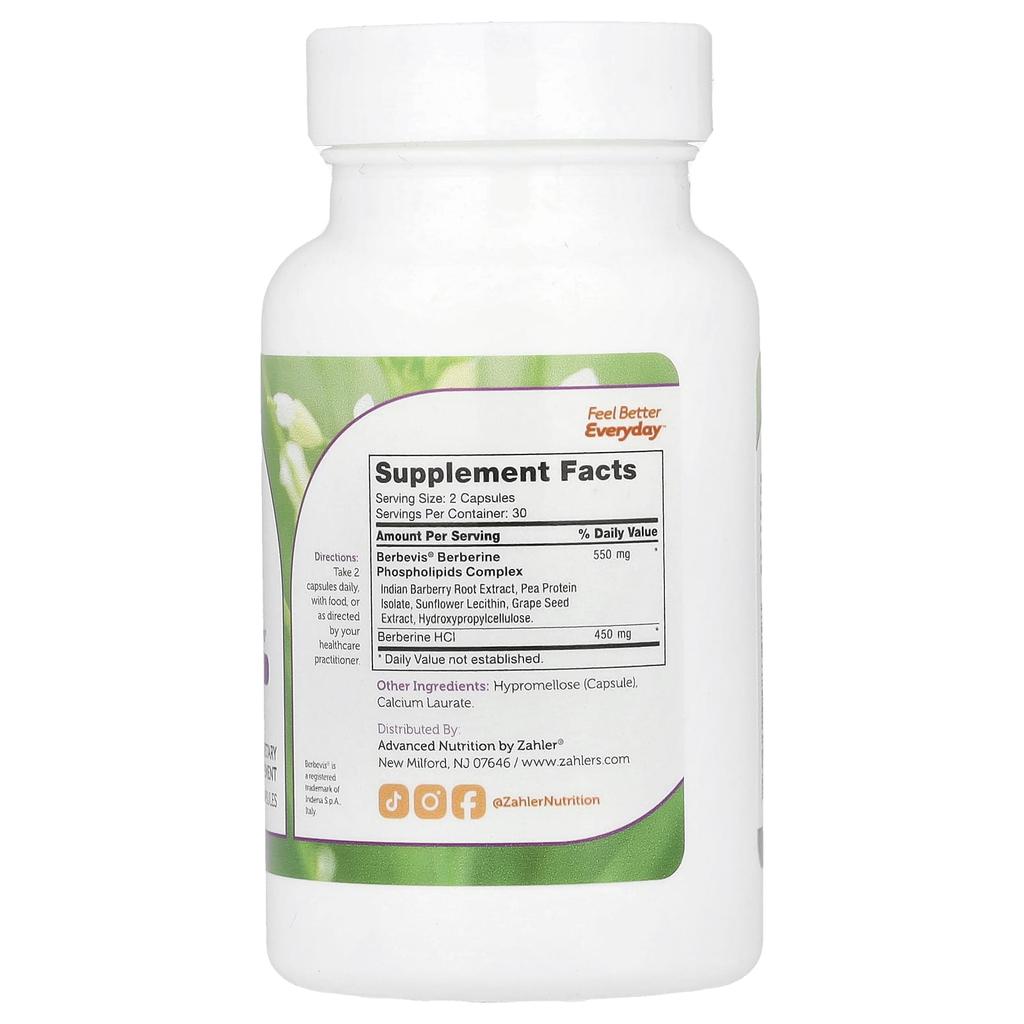 Berberine, 60 capsules