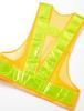 TRUSCO 70mm Wide Reflective Safety Yellow Vest, Yellow/Fluorescent Reflector, TAB70-YY
