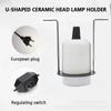 Reptile Heating Lampshade 220-240v E27 Heating Lampstand Bracket Bulb for Turtles Frogs Lizards Breeding Reptiles Tank Supplies