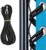 Centtechi Replacement Cord for Zero Gravity Chair, 4 Pack Universal Replacement Elastic Cords Repair Tool Kit for Sun Lounger, Garden Chairs, Outdoor