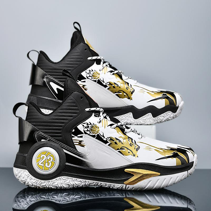 Pánska basketbalová obuv Trend so vzduchovým vankúšom s tlmením nárazov a kvalitná športová obuv na beh