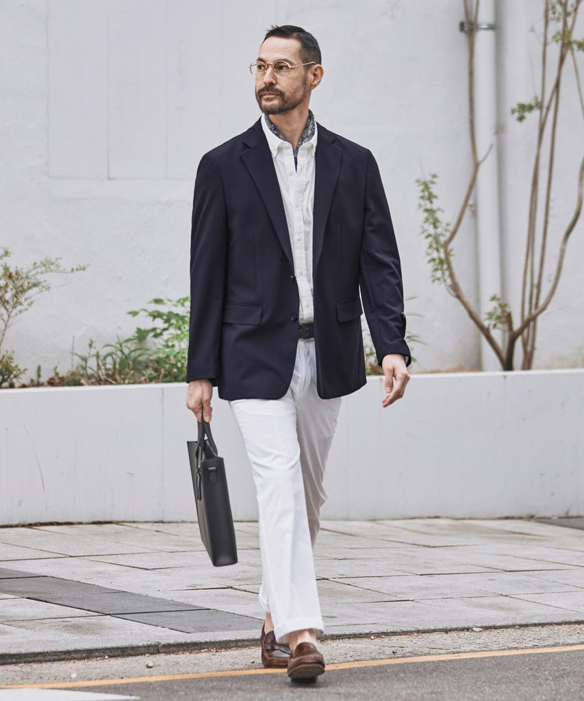Stco [Summer] Vibe-Shift Fluid Cool Touch Blazer_Navy (Relaxed Fit)_Sejwb14Nsn