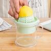 Manual Juicer 450ml Compact Container Non Slip Stable Base Portable Citrus Squeezer for Lemons Limes Oranges Easy to Clean Friendly Kitchen Tool