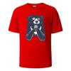 T-shirt à Imprimé Ours Buvant T-shirts d'Été Pour Hommes Femmes 100% Coton Col Rond Surdimensionné Décontracté Manches Courtes Streetwear Haut Basique