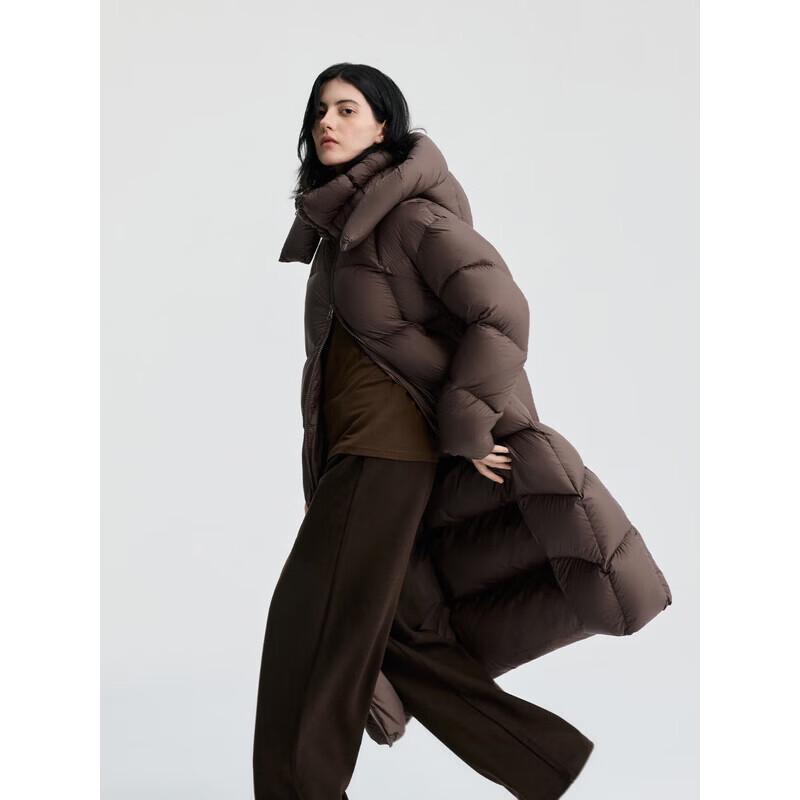 Bingjie Women's Long Hooded Down Jacket J5400DO91