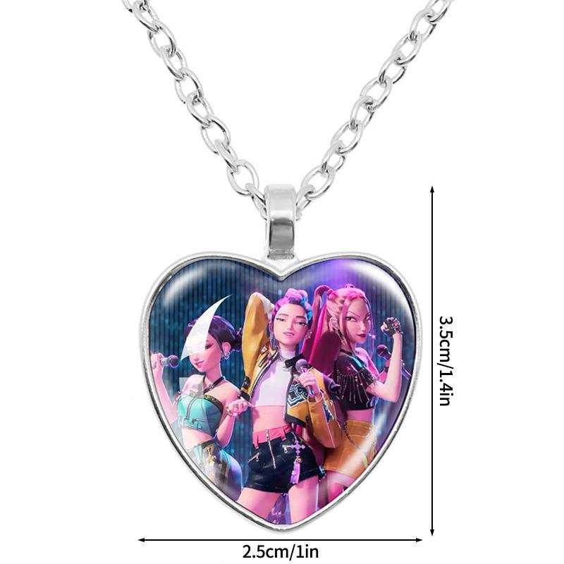 Kpop Demon HHunte Bracelet Huntrix Necklace Bracelet  Anime Hunter Hanging Pendants Party Supplies Fans Favor Gifts