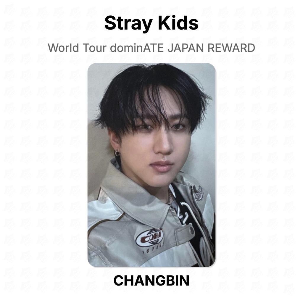 Stray Kids World Tour dominATE JAPAN REWARD Official Photocard