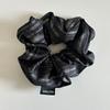 Korea Big Silk Scrunchies for Women Elastic  Blue Hair Tie Girls Large Hair Rubber Bands Satin Scrunchies Hair Accessories