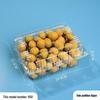 Clear Plastic Disposable Fruit Box with Lid for Strawberries