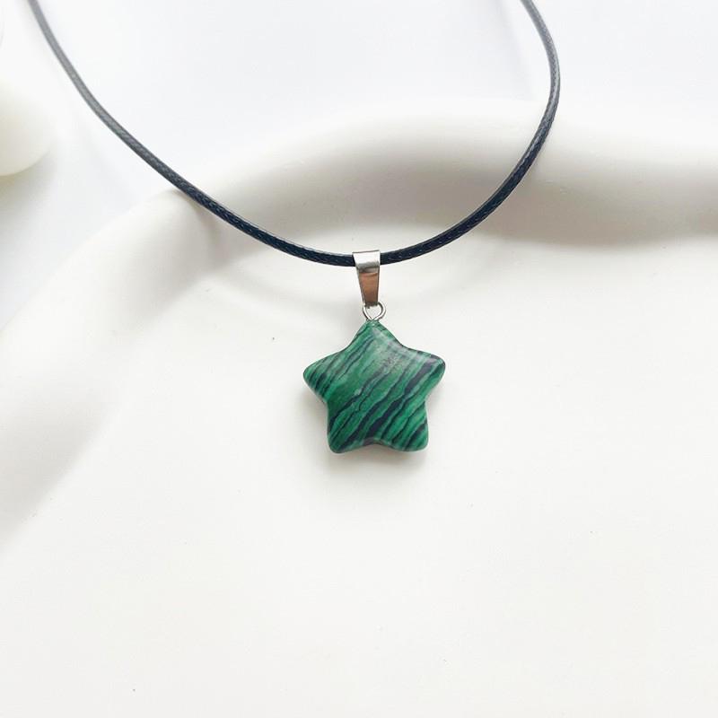 

Трендовий натуральний камінь, шестикутник, кристал, рожевий кварц, опал, зірка, кулон, намисто для жінок, флюорит, ляпіс, куля, маятник, ювелірні вироби, подарунок