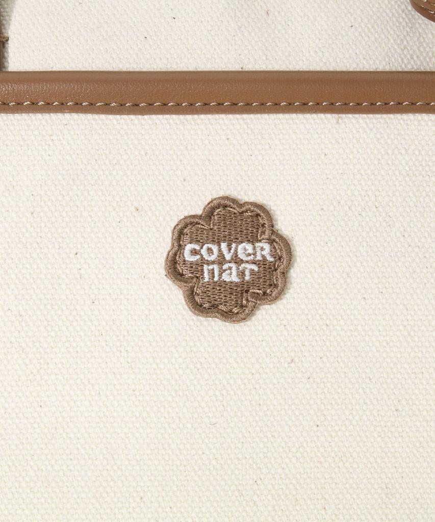 Covernat Woman Cloverheart Emma Round Tote Bag Brown