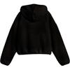 Puma Logo Fleece Short Hooded Long Sleeve Jacket Women Jackets 633983-01