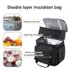 Leakproof Insulated Meal Bag with Thickened Aluminum Foil Layer Easy Carry Designs Grocery Bag for Outdoor Outing Travel