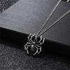 Spider Pendant Necklace Gothic Punk Jewelry Birthday Gift for Halloween & Daily Wear