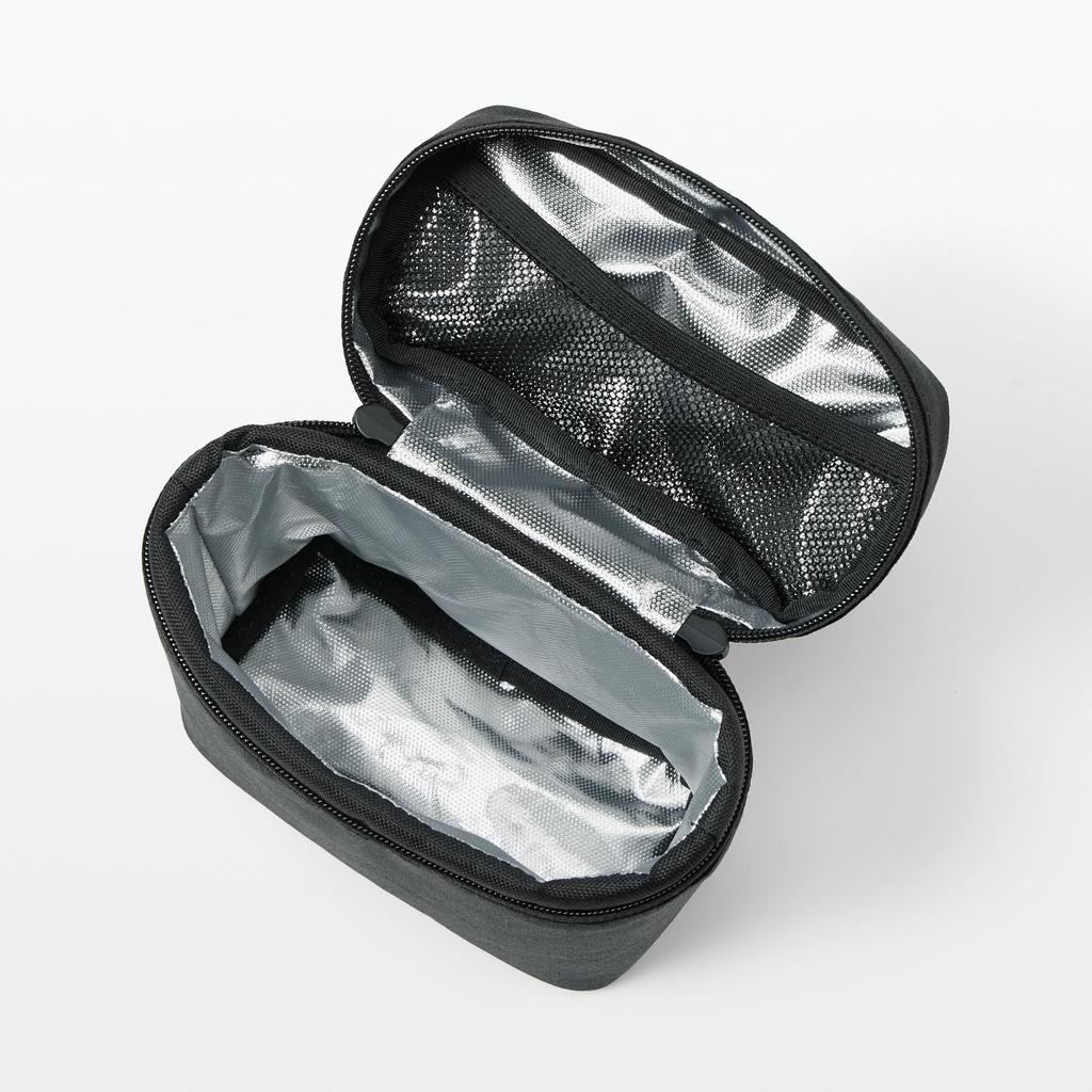 MUJI Cooler 14 x 15 x 8 84383168 Bag, Black, Small, cm,
