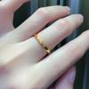Ultra-fine Rhombus Titanium Steel Pinky Ring - Versatile, Fashionable, Colorfast Women's Band