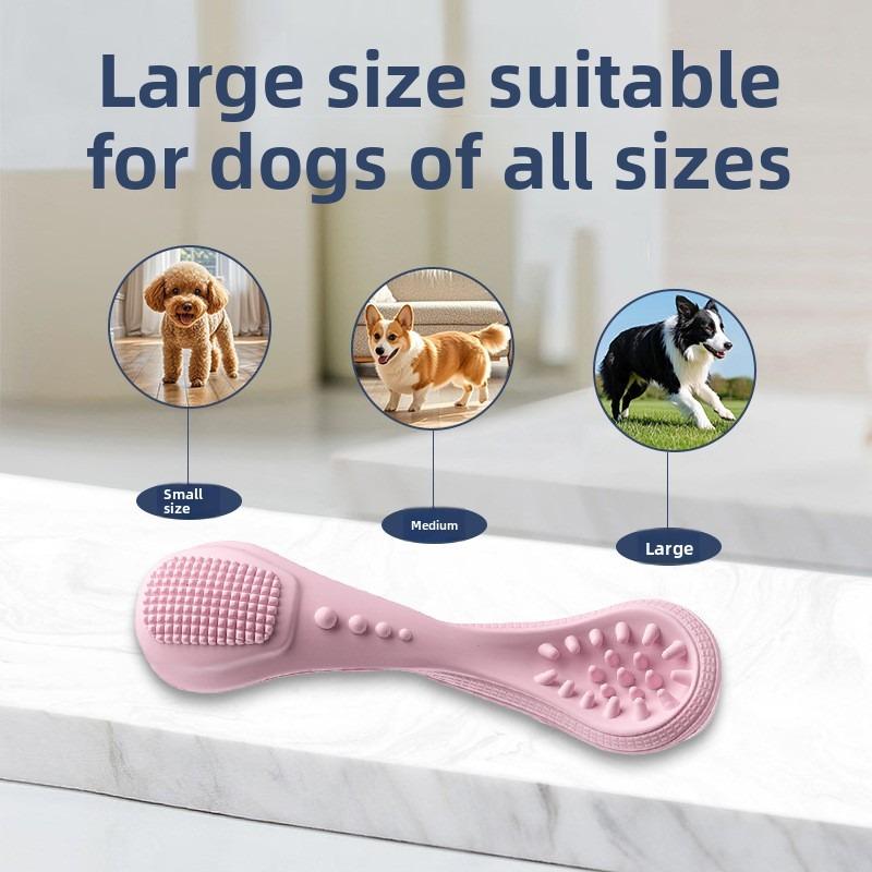 Dog Tooth-cleaning Toy Spoon, Medium-sized Dog Self-entertainment Toy, Natural Rubber Toy That Can't Be Chewed Through