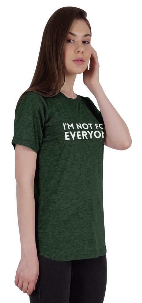 Inkmeso Womens Quote Top   Im Not For Everyone    Graphic Print Tee T-Shirt