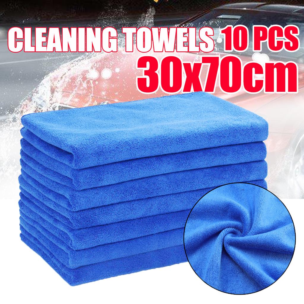 Buy 10/20/30/40Pcs 30X70cm Cleaning Towel Microfiber Cloth NoScratch