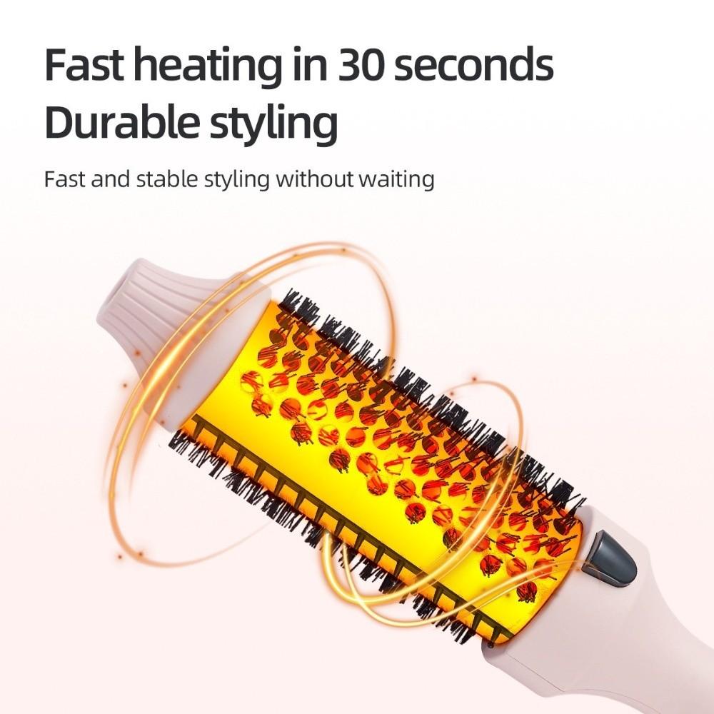 3 In 1 Thermal Brush Hot Air Curling Comb One-Step Hair Styling Brush Home Use