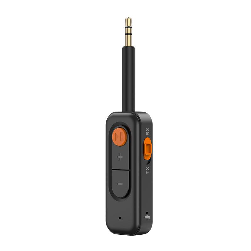2 in 1 Bluetooth 5.4 Audio Adapter Wireless Receiver Transmitter Stereo Music with Mic 3.5MM AUX for TV Car Kit Speaker PC Headphones