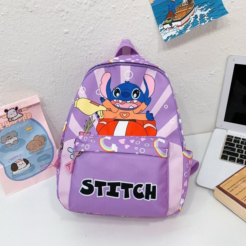 Stitch Childrens Cartoon Backpack With Breathable Nylon Material For Kindergarten Kids