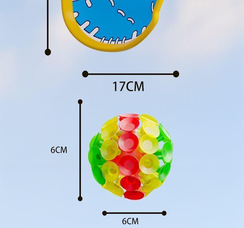 Parent-Child Suction Cup Catch Ball - Indoor/Outdoor Sticky Ball Game