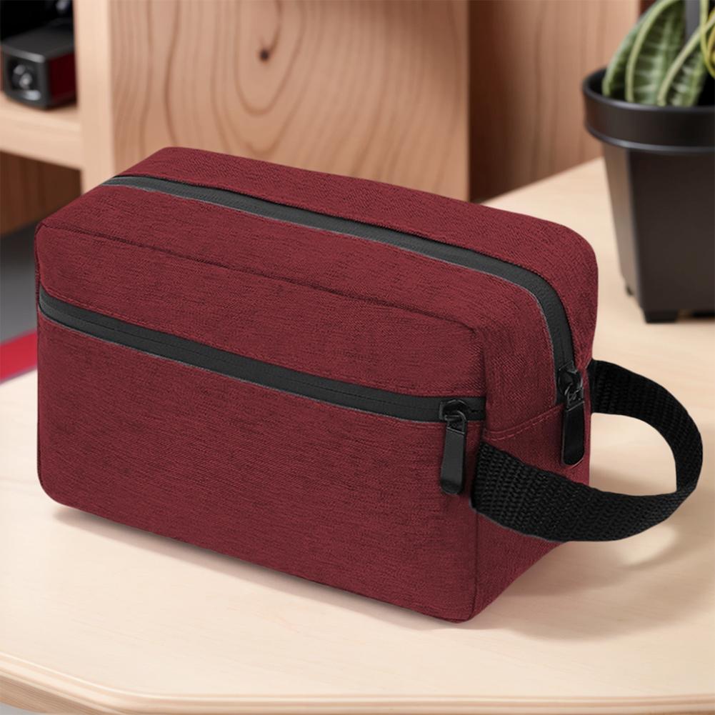 Waterproof Travel Wash Kit Cosmetics Bag Unisex Hanging Toiletry Pouch Handle Makeup Bag for Cosmetics Toiletries Brushes Tools