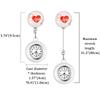 Lancardo Nurse Nurse Pocket Pocket Nursery White 2 Watch, Watch, Watch, Watch, Silicone, Removable, Stretchable, Men's, Women's, Cute, Heart, Teacher,