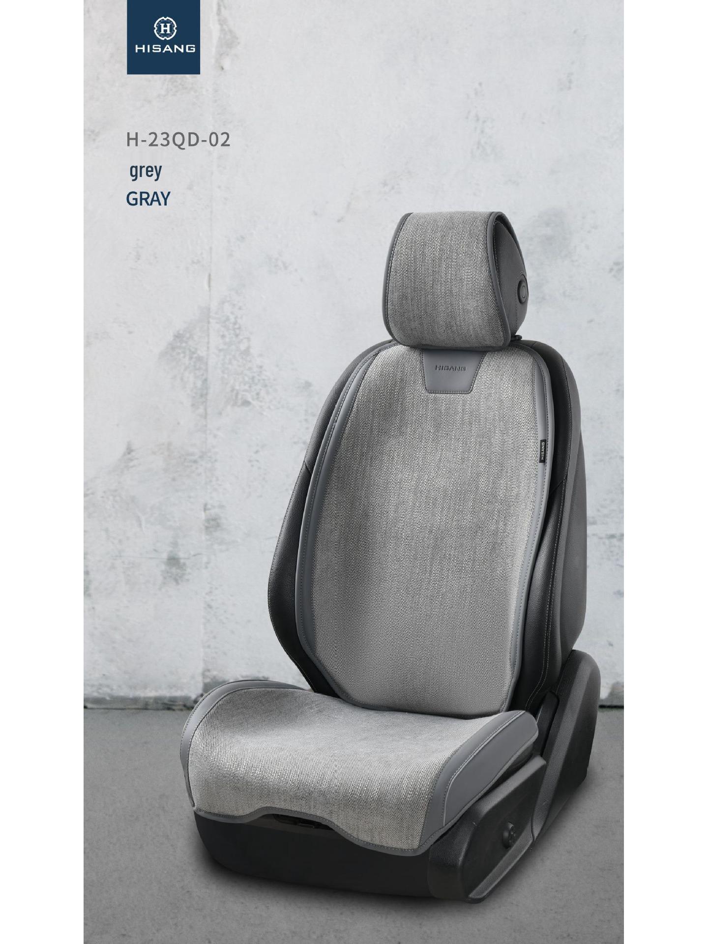 

Universal Four Seasons Suede Car Seat Cushion Pad for Five Seats - Ventilated Half Cover Rear Seat