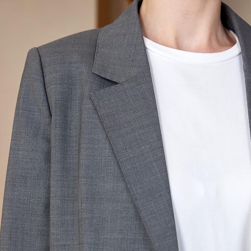 LadyS Elite Cai Wenjing Collection Deep Space Grey Wool Suit