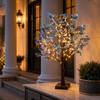 Catene luminose a LED per Natale, Pasqua e Halloween - Design albero di betulla e uovo per decorazioni interne/esterne