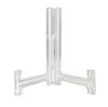 Wanizo L3 Plate Stand Plates with Diameters of 11cm To Frame Display Stand Photo Clock Art Board Acrylic Made In Japan (for 14cm) (L3, Clear)