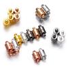 5 Paar Starke Magnetische Runde Trennbare Verbunde Verschlüsse Perlen Charms Für DIY Lederband Armband Schnalle für Schmuckherstellung