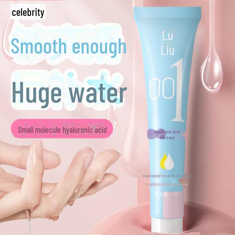 Celebrity 001 Hyaluronic Acid Lubricant, 60g - Water-Soluble, No-Rinse, Intimate Use